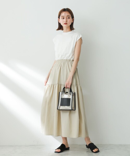 SENSE OF PLACE by URBAN RESEARCH(センスオブプレイスバイアーバンリサーチ)の「サテンストレッチミュール(サンダル・レディース・BEIGE/IVORY/BLACK/GREEN・S/M/L)」の17枚目の写真