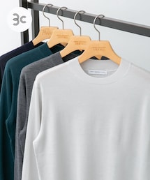 URBAN RESEARCH DOORS | LIFE STYLE TAILOR　マシンウォッシャブルハイゲージクルーニット(シャツ/ブラウス)