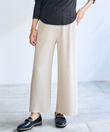 nissen | やわらかカットソープリーツパンツ【OtonaSMILE】(パンツ)