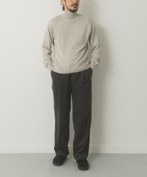ITEMS URBANRESEARCH（アイテムズ アーバンリサーチ）の「ウール混テーパードパンツ（その他パンツ・メンズ・KHK/MOC/BLK・M/L）」の19枚目の写真