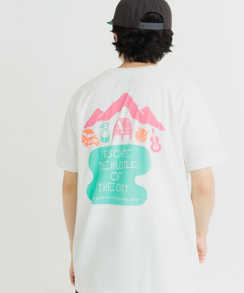 EKAL(エカル)の「『別注』TACOMA FUJI RECORDS×EKAL TGFイラストTシャツ 1(Tシャツ/カットソー・メンズ・グレー/ホワイト・M/L/XL)」の7枚目の写真