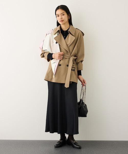 ROPE'(ロペ)の「【MANTECO(マンテコ)】テンセルウールミドル丈トレンチコート(トレンチコート・レディース・ベージュ・F)」の11枚目の写真