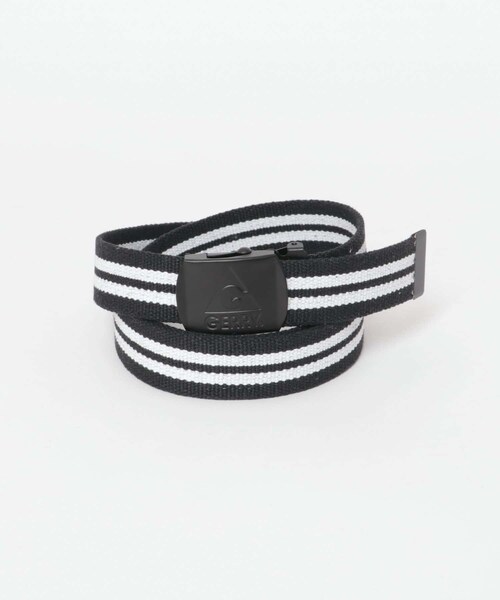 ITEMS URBANRESEARCH（アイテムズ アーバンリサーチ）の「GERRY Line Belt（ベルト・メンズ・BLK×RED/BLK×WHT/MOS×BEG/NVY×YEL・-）」の6枚目の写真