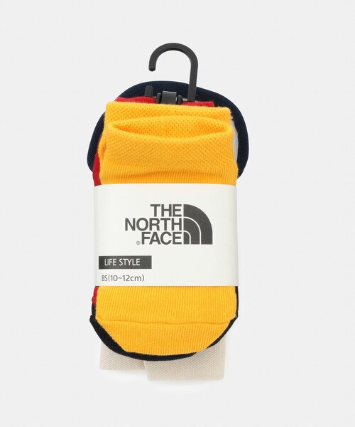 ROPE' PICNIC(ロペピクニック)の「【BABY】【THE NORTH FACE/ザ・ノース・フェイス】organic 3Psocks(ソックス/靴下・キッズ・モスグリーン/イエロー・F)」の18枚目の写真