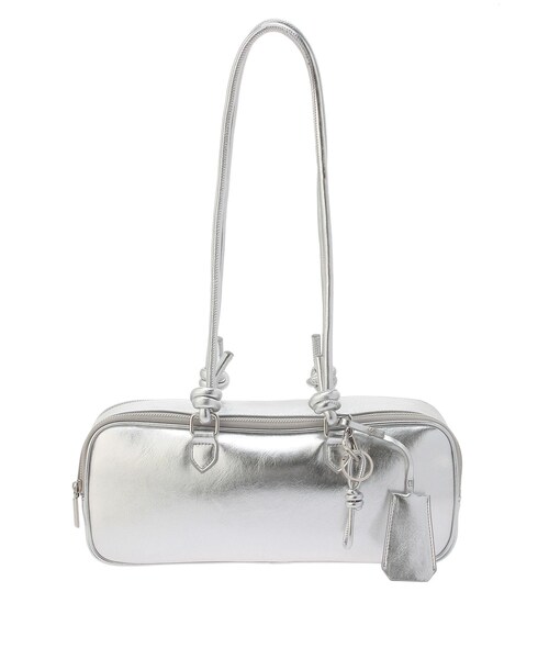 ELENDEEK（エレンディーク）の「CHARM BOSTON BAG（ボストンバッグ・レディース・ブラック/ブラウン/シルバー・F）」の7枚目の写真