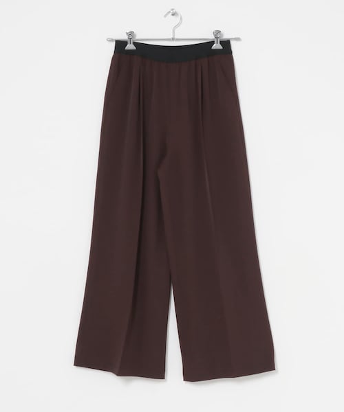 URBAN RESEARCH ROSSO（アーバンリサーチロッソ）の「防シワ イージースラックス（その他パンツ・レディース・BLACK/BROWN・TALL/36/38）」の2枚目の写真