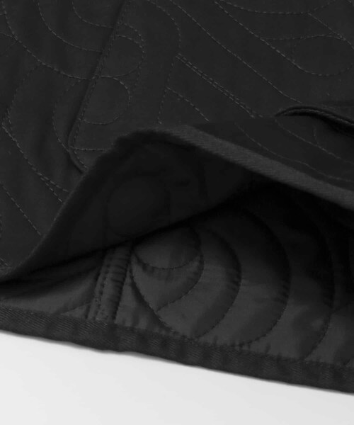 URBAN RESEARCH（アーバンリサーチ）の「MASK QUILTINGノーカラーショートジャケット∴（ノーカラージャケット・レディース・BEIGE/BLACK・1/2）」の12枚目の写真