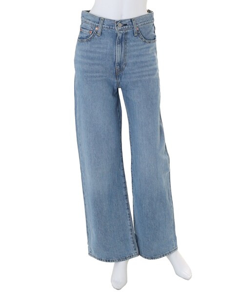 MERCURYDUO（マーキュリーデュオ）の「Levis RIBCAGE WIDE LEG（デニムパンツ・レディース・オフホワイト/ブルー/インディゴ・25ｲﾝﾁ/26ｲﾝﾁ）」の6枚目の写真