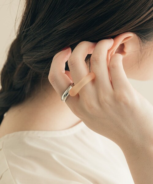 SMELLY（スメリー）の「2セットリング（リング・レディース・BEG/SLV/BRN/GLD・-）」の5枚目の写真