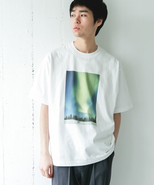URBAN RESEARCH DOORS(アーバンリサーチドアーズ)の「NATURE PHOTO SHORT-SLEEVE T-SHIRTS(Tシャツ/カットソー・メンズ・WHITE/BLACK・M/L)」の5枚目の写真