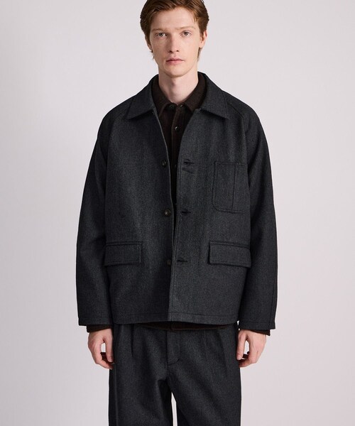 Saturdays NYC(サタデーズ ニューヨークシティ )の「Antoine Wool Chore Jacket(その他アウター・レディース・ブラック・L/M/S/XL)」の17枚目の写真