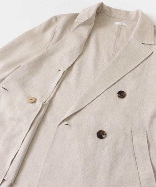 ITEMS URBANRESEARCH（アイテムズ アーバンリサーチ）の「リネンライクジャケット（テーラードジャケット・レディース・L.BEG/BRN・FREE）」の20枚目の写真