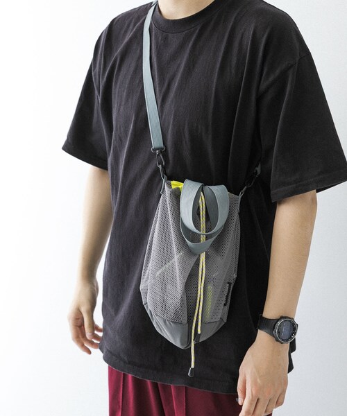 EKAL(エカル)の「TINY GARDEN PRODUCTS ストロール2WAYメッシュバッグ(ハンドバッグ・レディース・BLACK/GRAY・One)」の17枚目の写真