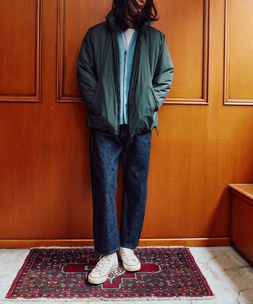 ADAM ET ROPE'（アダムエロペ）の「【GOLDWIN/ゴールドウィン】WINDSTOPPER BY GORE-TEX LABS Puffy Jacket（ダウンジャケット/コート・メンズ・ブラック/ダークブラウン/グリーン・1/2/3/4）」の18枚目の写真