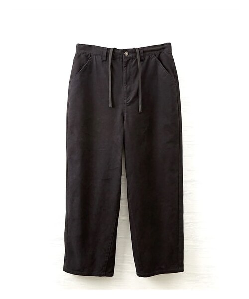 nissen（ニッセン）の「ルーズワイドパンツ（パンツ・メンズ・ブラック/ヒッコリーストライプ/ベージュ/カーキ・M/L/LL/3L/4L/5L/6L/8L/10L）」の20枚目の写真