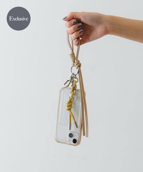 RODE SKO（ロデスコ）の「『別注』BEAURE×RODESKO　レザーチャーム（キーホルダー・レディース・BEIGE/CAMEL/BLACK・one）」の2枚目の写真