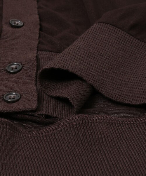 KBF(ケイビーエフ)の「シアーシャツカーディガン(シャツ/ブラウス・レディース・BLACK/BROWN・One)」の21枚目の写真