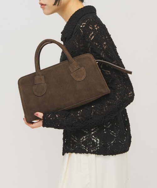 KBF（ケイビーエフ）の「ワイドデザインボストンBAG（ボストンバッグ・レディース・BLACK/D.BROWN・One）」の17枚目の写真