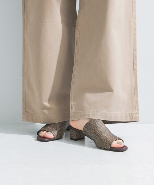 URBAN RESEARCH（アーバンリサーチ）の「『別注』 MILLIWM×URBAN RESEARCH　オープントゥミュール（サンダル・レディース・ブラウン/ナチュラル・36/37/38）」の6枚目の写真