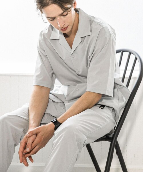 URBAN RESEARCH（アーバンリサーチ）の「『XLサイズあり』『撥水』SOLOTEX STRETCH SHORT-SLEEVE SHIRTS（シャツ/ブラウス・メンズ・ICE GRAY/BLACK/D.NAVY・M/L/XL）」の20枚目の写真