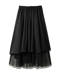 nissen | アシンメトリーチュール使いスカート(スカート)