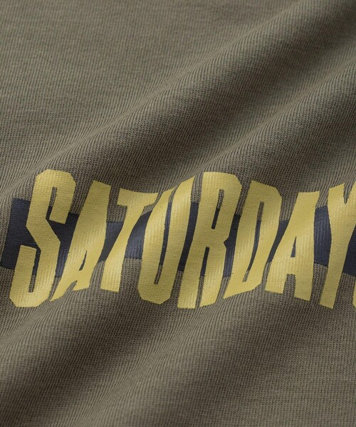 Saturdays NYC(サタデーズ ニューヨークシティ )の「Cover Lined Relax SS Tee(Tシャツ/カットソー・レディース・ブラック/ホワイト/グリーン・L/M/S/XL)」の20枚目の写真