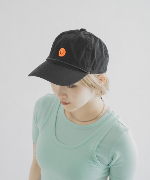 THE GOODLAND MARKET（ザグッドランドマーケット）の「That’s　THATS THE SMILE CAP（キャップ・メンズ・BK/WH/BEIGE・Free）」の12枚目の写真