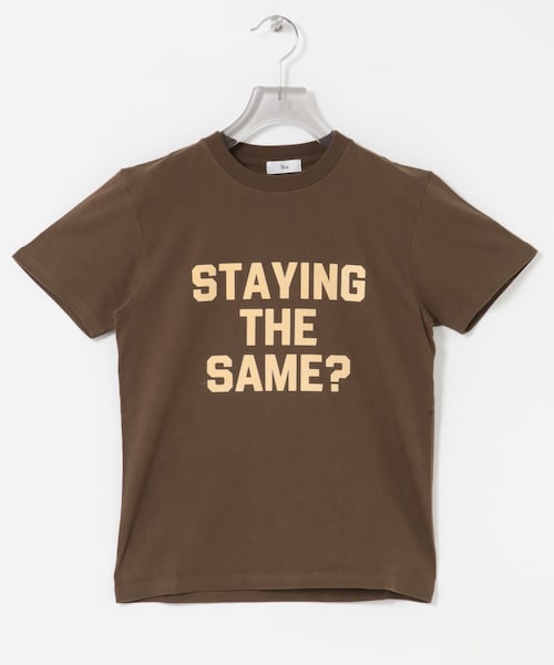 URBAN RESEARCH(アーバンリサーチ)の「Teya Flock Letter T-shirts(Tシャツ/カットソー・レディース・SAX/RED/BROWN・S/L)」の11枚目の写真