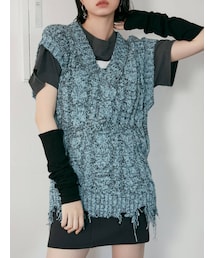 EMODA | ミックスオーバーベスト(ベスト)