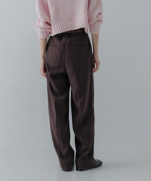 URBAN RESEARCH（アーバンリサーチ）の「ダブルクロスキュプラパンツ（その他パンツ・レディース・BROWN/BLACK/NAVY・36/38/40/42）」の22枚目の写真