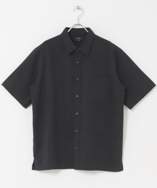 ITEMS URBANRESEARCH(アイテムズ アーバンリサーチ)の「『接触冷感/吸水速乾/イージーケア/UVカット』クイックドライリネンタッチ半袖シャツ(シャツ/ブラウス・メンズ・BLK/CHA/BEG/OLV・M/L)」の13枚目の写真