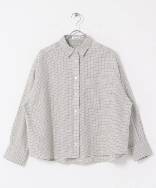 URBAN RESEARCH DOORS(アーバンリサーチドアーズ)の「FORK&SPOON ネルチェックシャツ(シャツ/ブラウス・レディース・NAVY/BROWN/IVORY・1)」の12枚目の写真