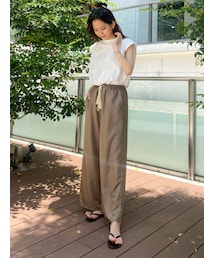 Ungrid | サテンラフパンツ(その他パンツ)