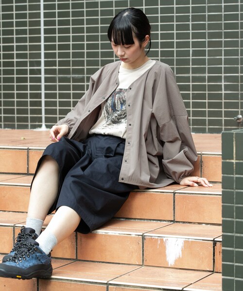 EKAL(エカル)の「『速乾/通気性』DOT AIR CARDIGAN(カーディガン/ボレロ・レディース・ブラック/グレージュ/ネイビー・One)」の20枚目の写真