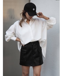 EVRIS | ショルダーギャザーチュニックシャツ(シャツ/ブラウス)