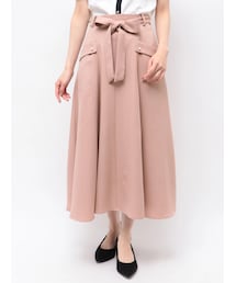 TONAL | マルチセットベルト付フラップフレアスカート(スカート)