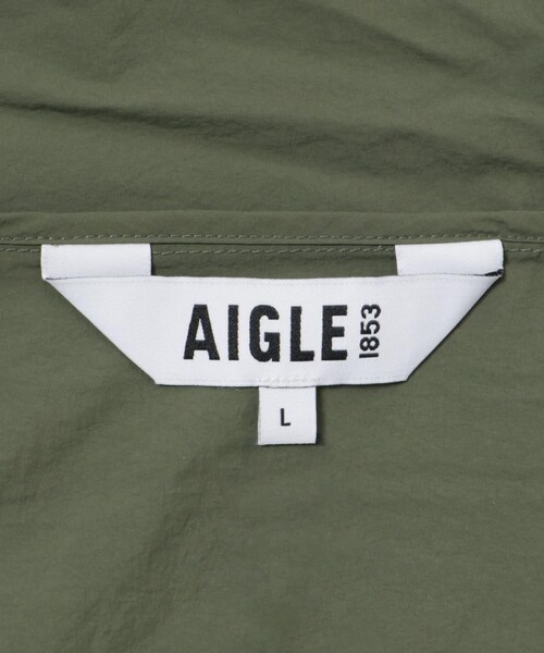 THE GOODLAND MARKET（ザグッドランドマーケット）の「AIGLE　撥水 UVカット ライトウェイトフーデッドジャケット（テーラードジャケット・レディース・D.LILAS/BEETLE・M/L）」の17枚目の写真