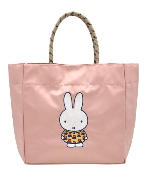 nissen（ニッセン）の「DB/カレッジトートバッグ (Dick Bruna)（トートバッグ・メンズ・アイボリー/くすみピンク/ライトグレー・Y）」の3枚目の写真