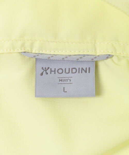 EKAL（エカル）の「HOUDINI　MS PACE TRAIL JACKET（テーラードジャケット・メンズ・P YELLOW/H BLUE・S/M/L）」の13枚目の写真