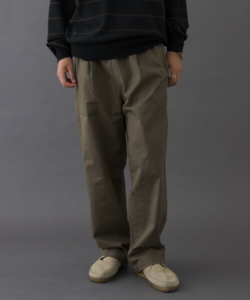 URBAN RESEARCH DOORS(アーバンリサーチドアーズ)の「FORK&SPOON イージーチノパンツ(チノパンツ・メンズ・BLACK/SAGE・4/5)」の17枚目の写真