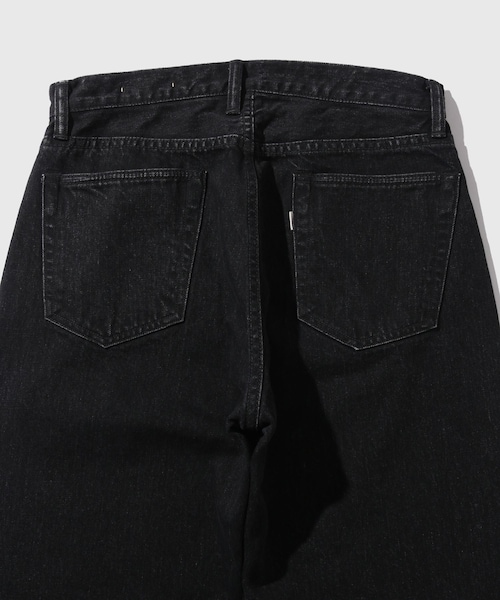 ADAM ET ROPE'（アダムエロペ）の「【cantate for WILD LIFE TAILOR】EX CUT-OFF Denim Tapered Trousers（デニムパンツ・メンズ・ブラック・28/30/32/34）」の9枚目の写真