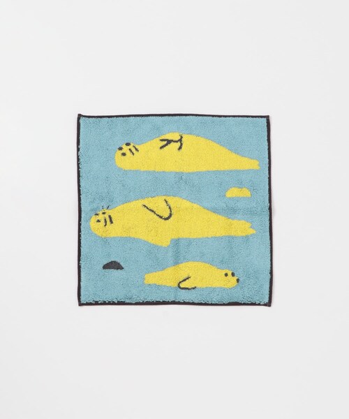 URBAN RESEARCH(アーバンリサーチ)の「WARMGREYTAIL HANDTOWEL-SEAL FRIENDS(タオル・メンズ・BLUE・-)」の3枚目の写真