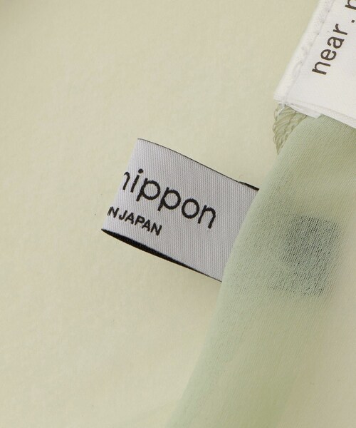 ROPE'（ロペ）の「【near.nippon（ニアー ニッポン）】SHEER HIGH NECK TOPS｜トップス（その他トップス・レディース・モスグリーン/ブラック・F）」の14枚目の写真