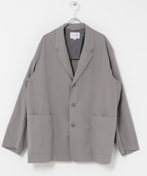 URBAN RESEARCH DOORS(アーバンリサーチドアーズ)の「STILL BY HAND GARMENT-DYE 3B JACKET(テーラードジャケット・メンズ・DARK OLIVE/SMOKE GRY/INK BLACK・46/48)」の13枚目の写真