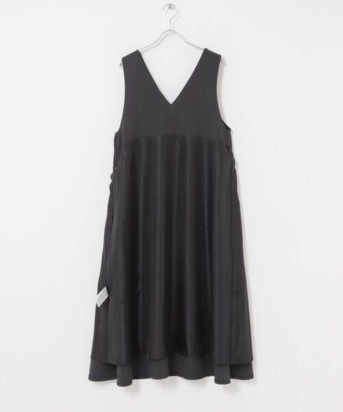 新品タグ付◆ DOORS メランジBACKタックフレアジャンスカ URBAN RESEARCH DOORS（アーバンリサーチドアーズ）の「メランジBACK