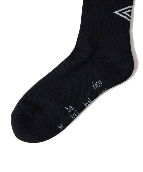 ADAM ET ROPE'（アダムエロペ）の「【BAL/バル】×UMBRO JACQUARD SOCKS（ソックス/靴下・メンズ・ブラック/ホワイト・F）」の5枚目の写真