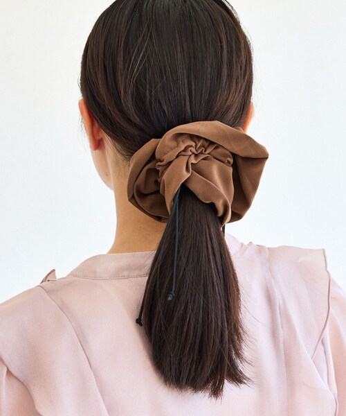 VIS（ビス）の「ドロストシュシュ（シュシュ・レディース・ブラック/ブラウン系・F）」の4枚目の写真