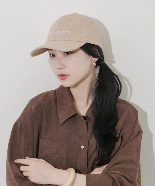 SMELLY（スメリー）の「コーデュロイロゴキャップ（キャップ・レディース・BEG/BRN/NVY・-）」の15枚目の写真