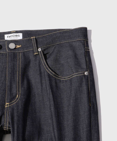 ADAM ET ROPE'(アダムエロペ)の「【FACCIES/ファッチーズ】RIGID LIGHT OZ DENIME FLARE PAMTS(デニムパンツ・メンズ・ネイビー・1/2)」の5枚目の写真