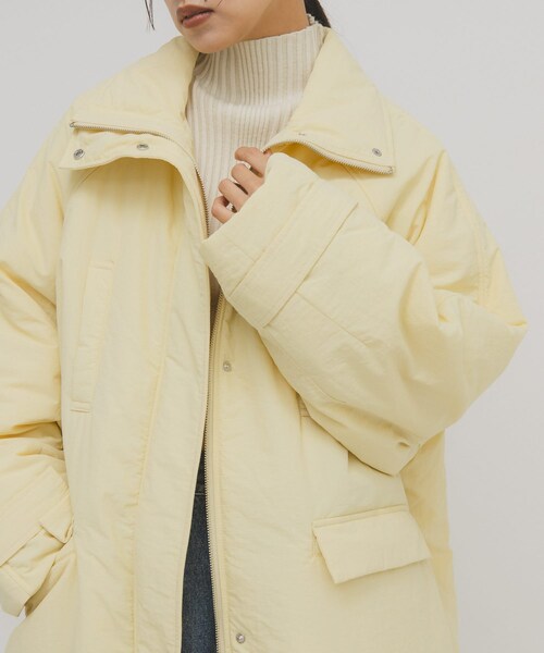 KBF（ケイビーエフ）の「モンスターパテッドミドルコート（その他アウター・レディース・CREAM/ACID KHAKI/BLACK・One）」の17枚目の写真